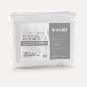 Pillow Top Queen 100% Poliéster Conforto
