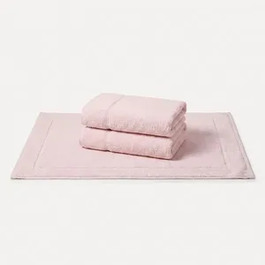 Kit 2 Toalhas de Rosto Persia e 1 Toalha de Piso Juliet Marshmallow