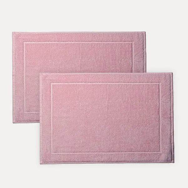 Kit 2 Toalhas de Piso Juliet Lavanda