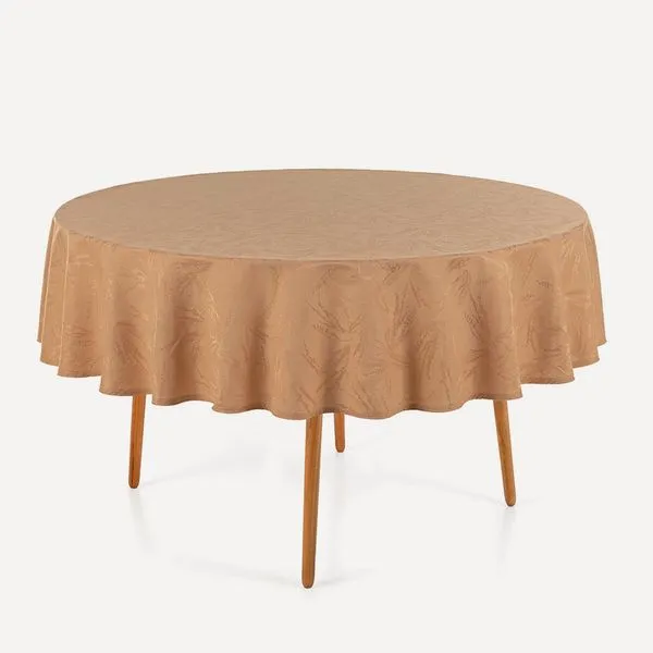 Toalha de Mesa Redonda Karsten 6 Lugares Sempre Limpa Urban Blush