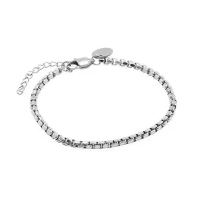 Pulseira Rare de Aço Prata Ajustável