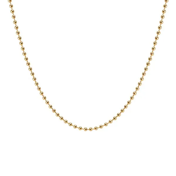 Corrente Bow Chain de Aço Dourado 3mm Dourado G