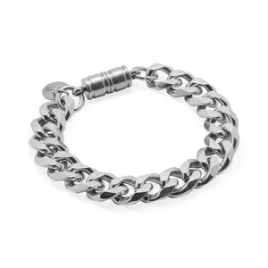 Pulseira Linas de Aço Prata Prata P