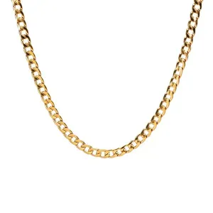 Corrente Grumet de Aço Dourado 7mm Dourado 60