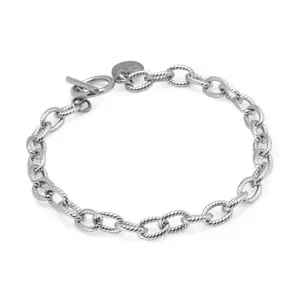 Pulseira Aachen II de Aço Prata GG
