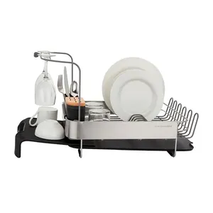 Escorredor Louças Expansível Prato Copo Talheres Kitchenaid