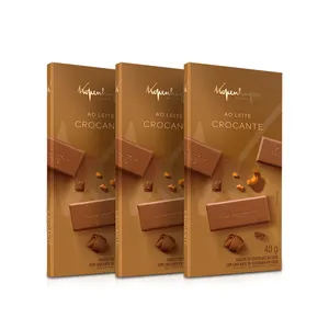 Kit Tablete Crocante C/ Castanha De Caju 40G - 3 Un