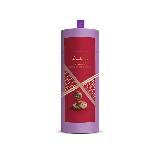 Lata Cookies Canela e Baunilha 220G