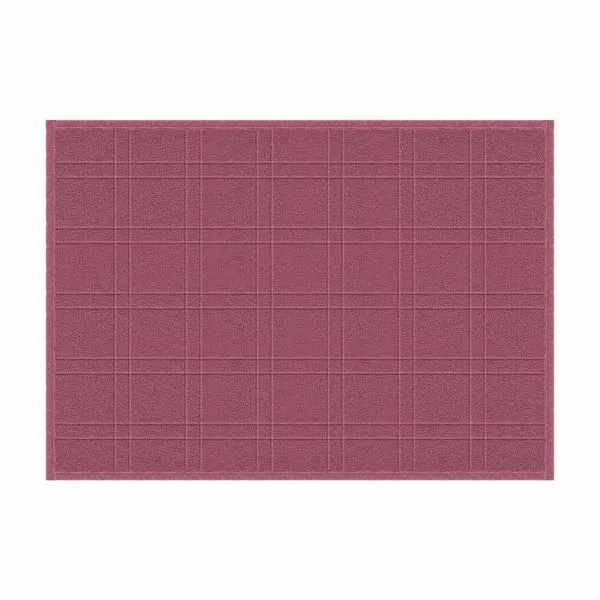 Toalha de Piso Santista Square Antiderrapante Algodão 50x80cm Rosé