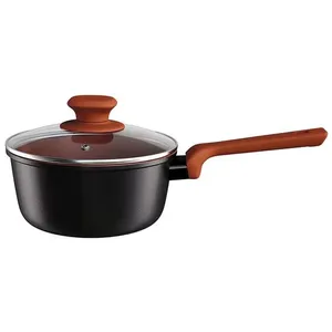Panela Colorstone Antiaderente 5 Camadas 2,2 L Euro Home Preto com Marrom