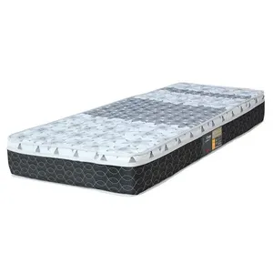 Colchão Solteirão Sleep Class com Euro Pillow e Molas Bonnel 25x96x203 cm Castor Branco com Cinza