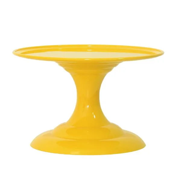 Boleira de Plástico Gaia Amalu Amarela 22x13,5cm