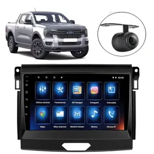 Central Multimídia Android 2 Din Ford Ranger Moldura 9 Câmera Ré
