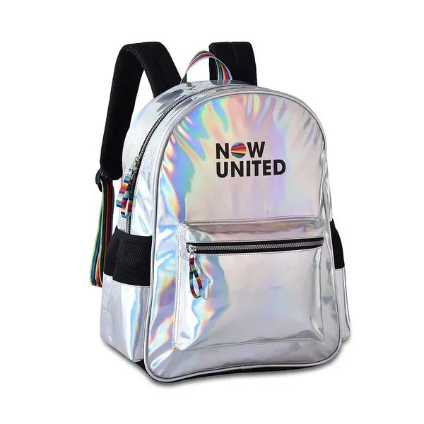 Mochila Teen Up Now United Holográfica 17" Modelo NU3252