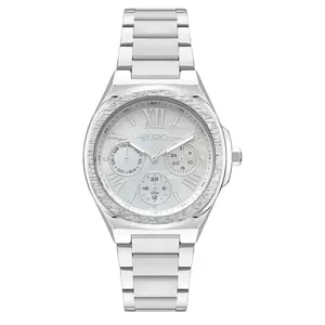 Relógio Euro Feminino Ref: Eu6p79af/4b Multifunção Prateado