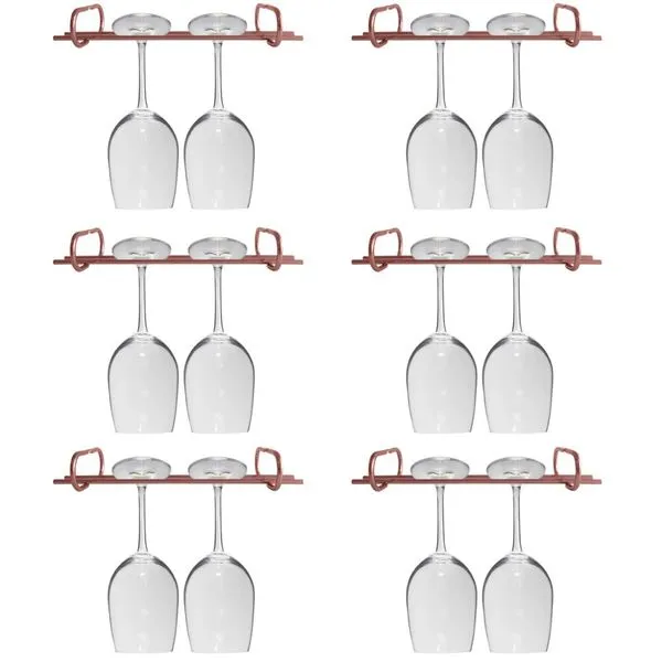 Kit 6 Organizadores Porta Taças 25cm Suspensos