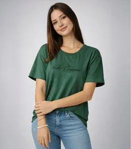 Blusa Feminina Estampa E Costa Maior Infinita Cor Verde P
