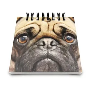 Bloco De Anotações Pug Face