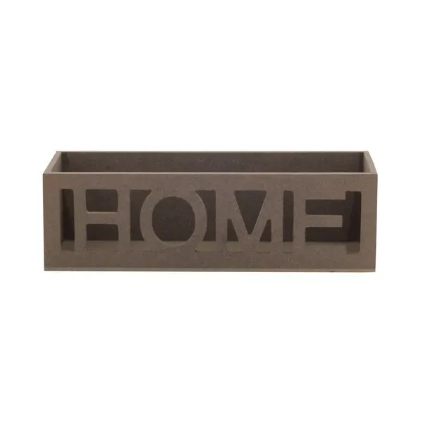 Organizador Mdf Palavras Vazado 27x7x7cm
