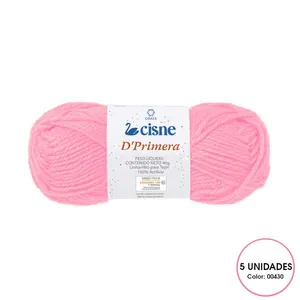 Kit 5 Novelo de Lã Tricô Crochê Cisne D'Primera 40g 00430