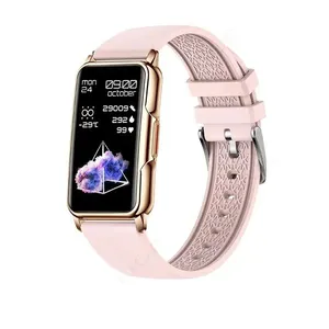 SmartWatch Mulheres Tela Full Touch Chamada Bluetooth À Prova D'Água Rosa