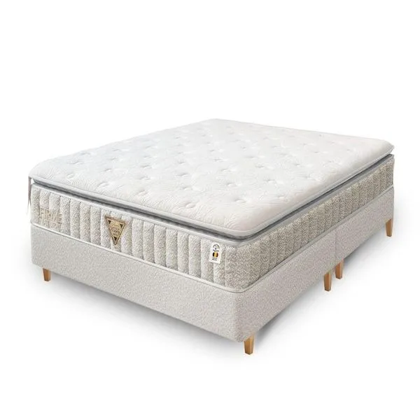 Colchão Firme Natural 2025- 100% Latex Firme Opcionais Box Medida King 193x203cm