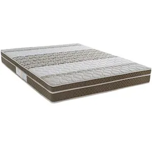 Colchão Queen Ilhéus Molas Pocket e Euro Pillow Biflex Marrom com Bege