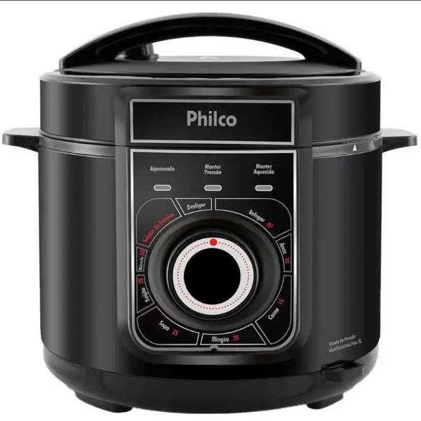 Panela Elétrica de Pressão Multifuncional PPP02PI 5L Philco Preto / 220V