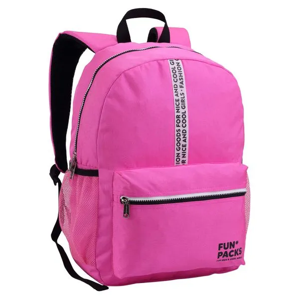Mochila Juvenil 17" Feminina 2 Divisórias Fun Packs MJ43397 - Seanite
