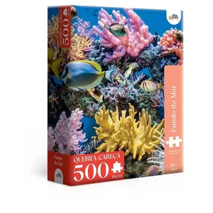Quebra Cabeça Fundo Do Mar 500 Peças 8085 - Toyster
