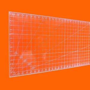Régua Patchwork 15x45cm Cristal