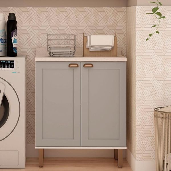 Balcão De Cozinha Genialflex Iluminata 2 Pt S-tampo Br-fendi