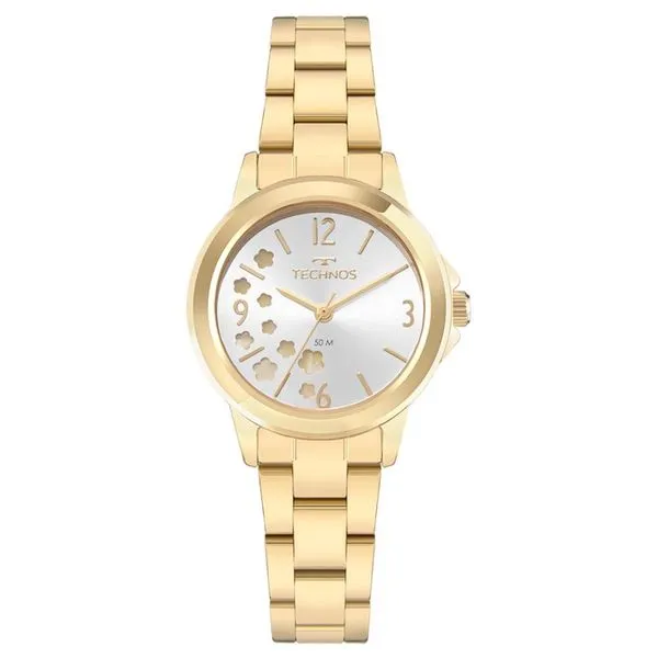 Relógio Technos Feminino Ref: 2036nbl/1k Fashion Dourado