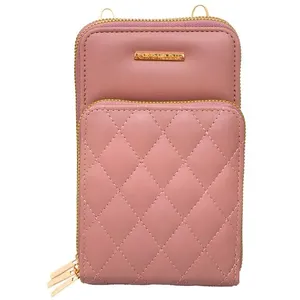 Bolsa Carteira Feminina Alça Matelassê (Nude)