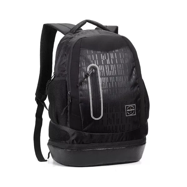 Mochila Laptop Seanite 14' com Bolso Térmico Alça Regulável Acolchoada Ziper Personalizados