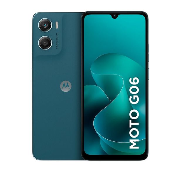 Smartphone Motorola G06, Câmera 50 MP, 128 GB, 4G, XT2535 Azul