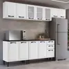 Cozinha Compacta New Premium com 12 Portas, 2 Gavetas e 10 Prateleiras - 280cm de Largura Itatiaia Branco
