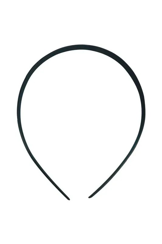 Tiara Plástica Achatada Kit 10mm com 12 Unidades Preta