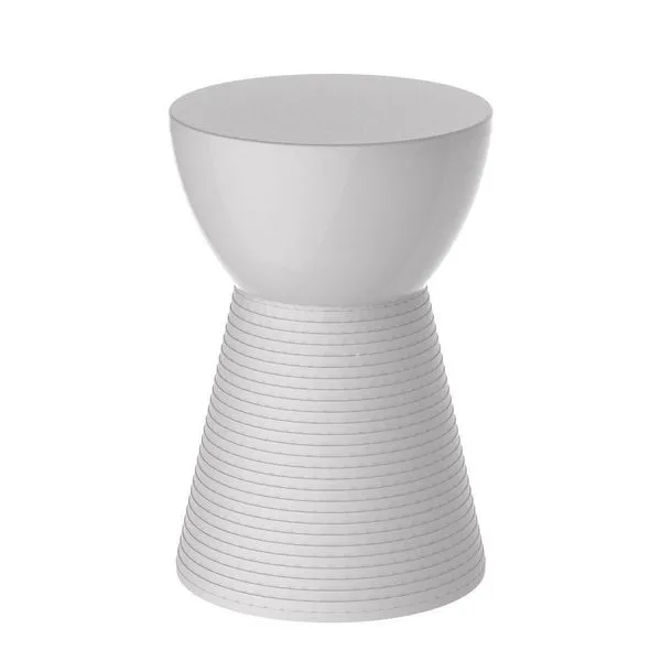 Banqueta Sili I'm In Branco Grifit