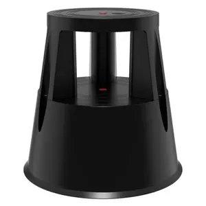 Escada Móvel com Rodízios FlashLimp Preto