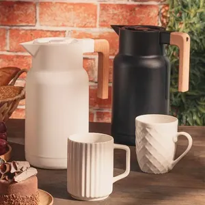 Garrafa Térmica Lyor em Plástico Organic Branca Branco