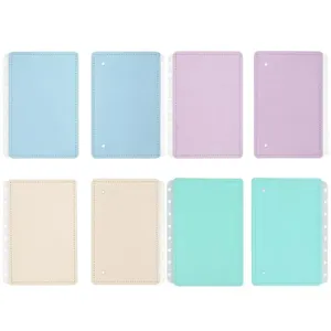 Capa e Contracapa Caderno Inteligente A5 Pastel - Cores Azul