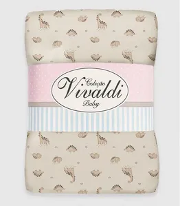 Manta Dupla Face Baby Vivaldi Bege UN / Bege