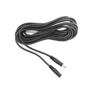 Cabo P2 Macho Stereo X J2 Femea Stereo 1,80m Preto Gold
