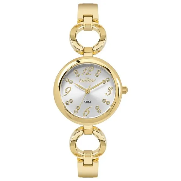 Relógio Condor Feminino Ref: Co2035nkd/5k Bracelete Dourado