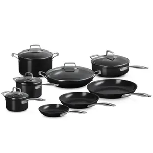 CONJUNTO LE CREUSET 3 FRIGIDEIRAS E 5 PANELAS NON-STICK CERAMIC ESSENTIAL 51827000010098
