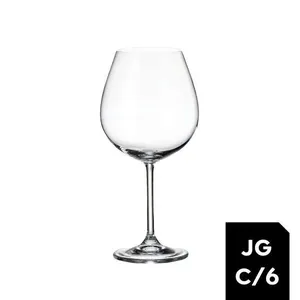 Jogo 6 Taças Cristal Bohemia 650ml
