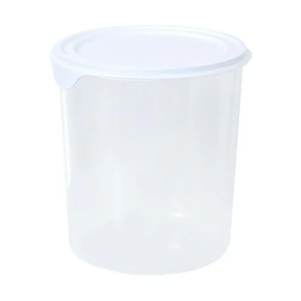 Pote Plástico Para Mantimentos 7,3l Plasvale Branco