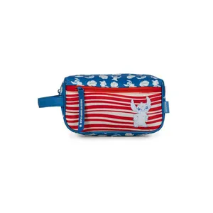 Necessaire Escolar Feminina Stitch Hapinnes Azul U / Azul