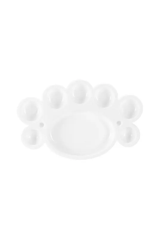 Godê Plástico 15x10cm com 8 Cavidades Branco